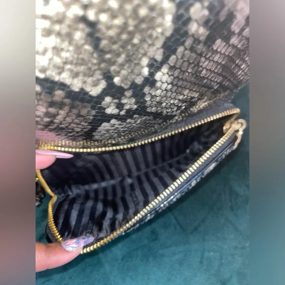 Victoria’s Secret snakeskin backpack & wallet set - Picture 3 of 16